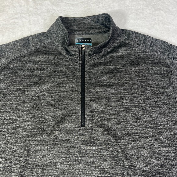 PGA Tour Other - Pga Tour 1/4 Zip Jacket Mens 2xl Golf‎ Sweatshirt Gray Pullover
